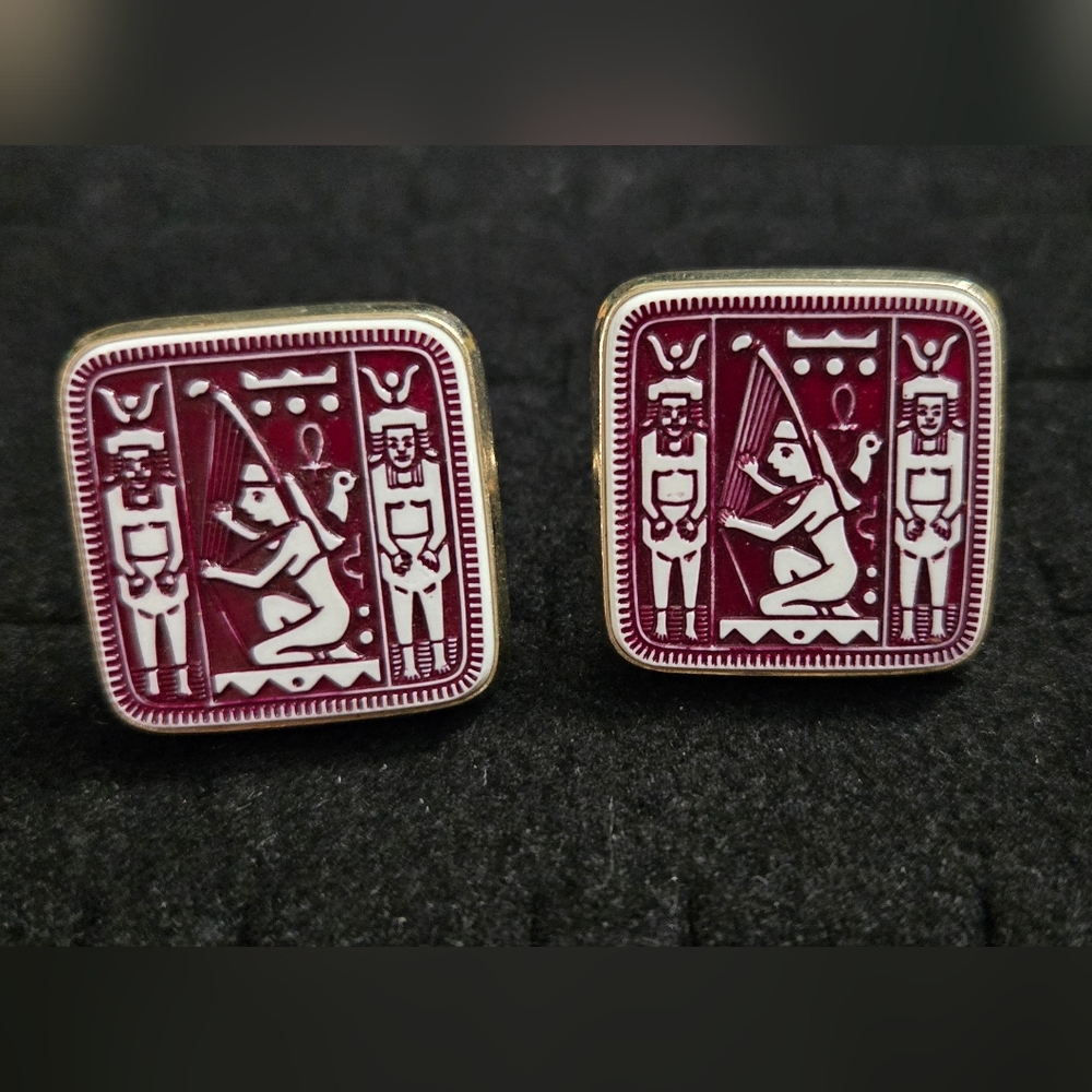 Vintage Egypian Inpired Cufflinks